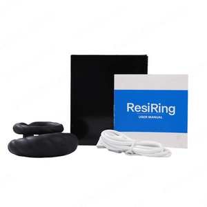 Adult Double Penis Ring Vibrator Cock Ring with 10 Vibration Modes - Sohimi