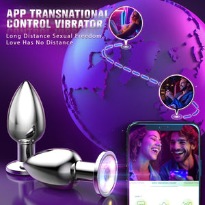 Anal vibrator with app control