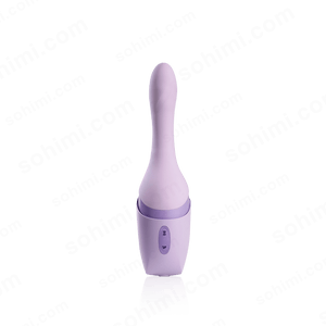 Purple Thrusting and Vibration G - Spot Vibrator on a transparent background with 'sohimi.com' branding.