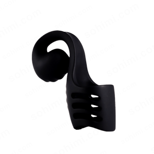 Black silicone penis ring