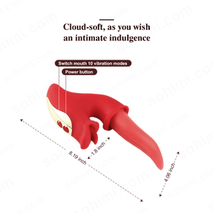 Red G - Spot and Clit Licking vibrator Bundle