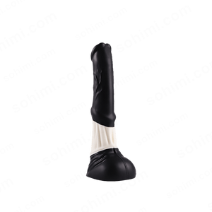 Black and white sex toy with 'sohimi.com' branding on a green background