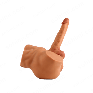 Realistic doll and dildo