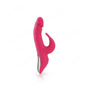 Pink rabbit vibrator toy