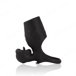 Black tongue cock ring