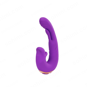 Purple silicone product on a green background with 'sohimi.com' branding.
