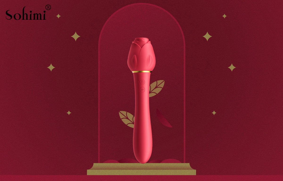 Rose Queen - Upgraded Vibrator for Dildo and Rose Toy - Sohimi