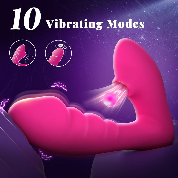 10 Sucking Modes G - Spot Stimulation Wearable Sucking Vibrator - Sohimi