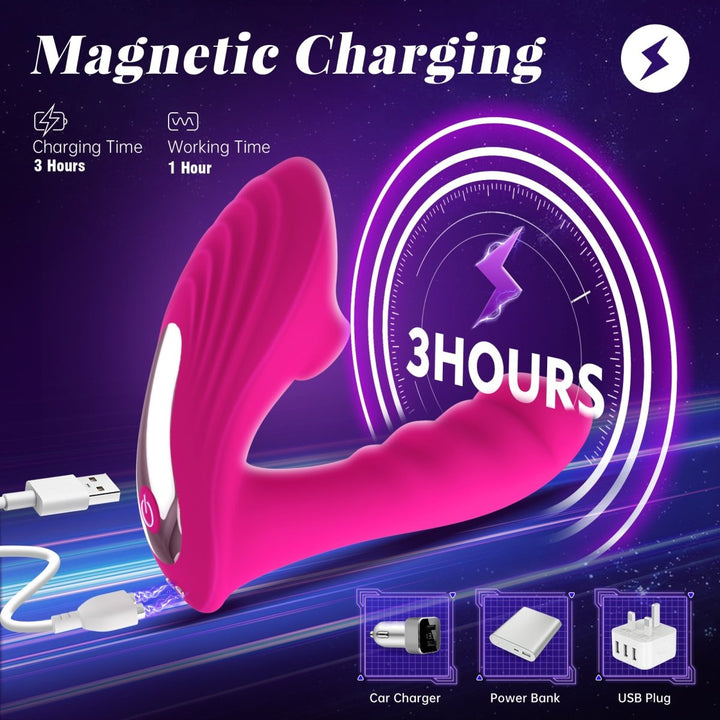 10 Sucking Modes G - Spot Stimulation Wearable Sucking Vibrator - Sohimi