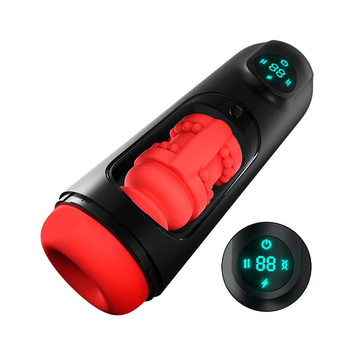 2024 New 8 Vibrating and Thrusting Modes Men Masturbators with LCD Display - Sohimi