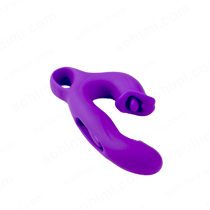 Purple vibrator on a transparent background with 'sohimi.com' branding.