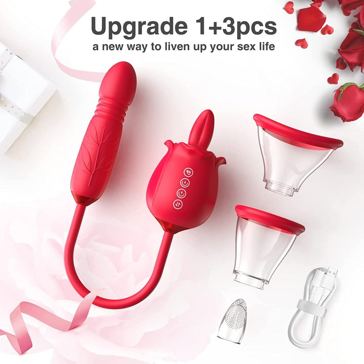 3 in 1 Upgrade Rose Stimulator to Hit all Hot Spots - Sohimi