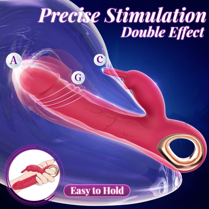 3 in 1 Wiggle and Vibrating Clitoris Stimulation G - Spot Rabbit Vibrator - Sohimi