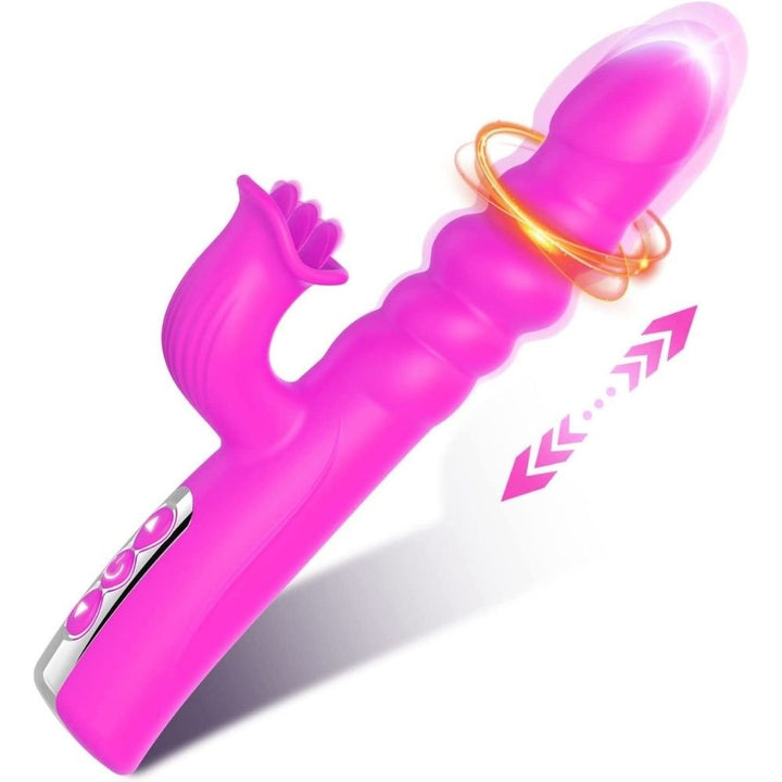 4 in 1 Rabbit Vibrator G Spot Clit Suckers for Woman Sex Toy - Sohimi