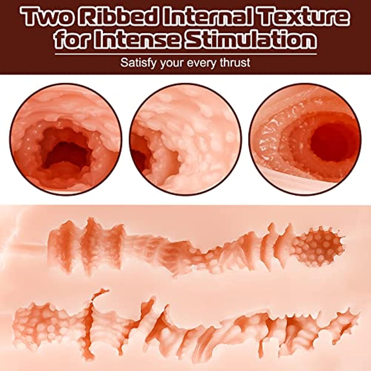 5.5LB Realistic Sex Doll Stroker 3D Lifelike Soft Butt with Vagina Anal - Sohimi