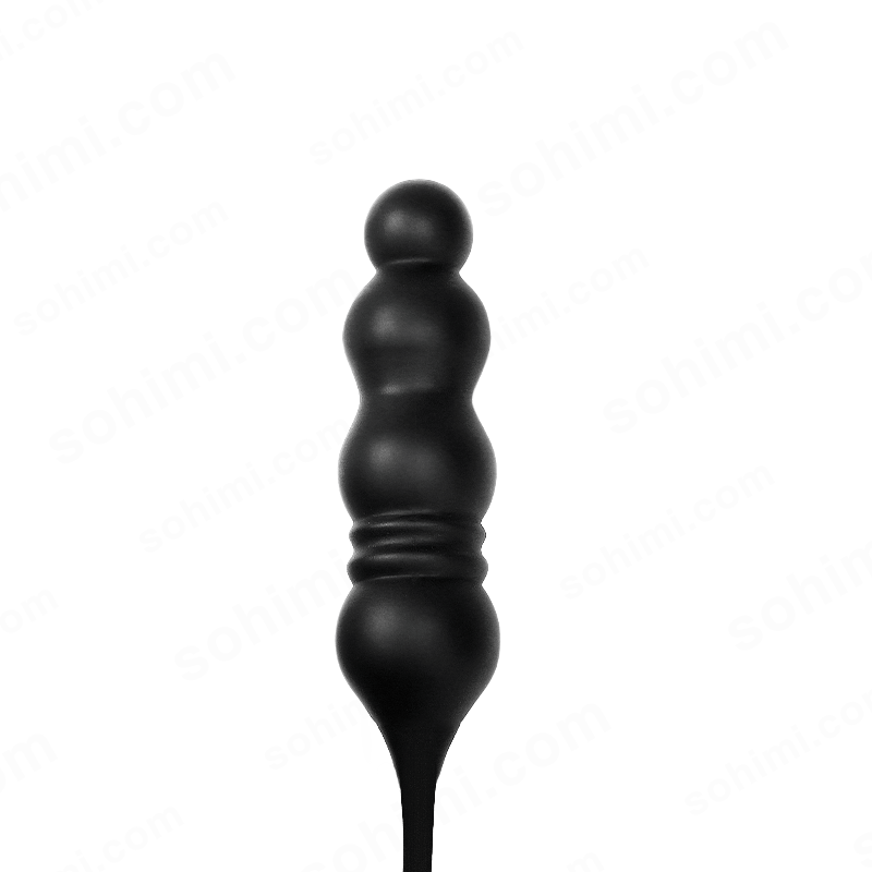 Black toy with multiple rounded ends on a green background with 'sohimi.com' text.