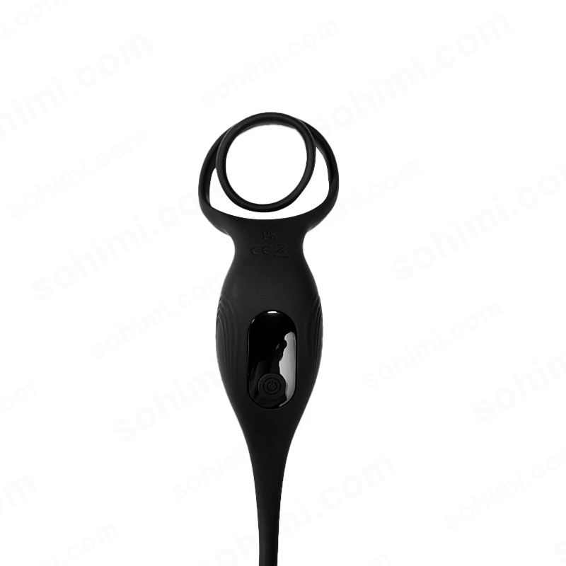 Black electronic device with a circular top on a green background with 'sohimi.com' text.