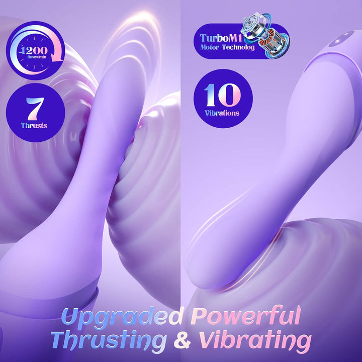 BEISI| 2025 Upgraded 2 in 1 Thrusting and Vibration G - Spot Vibrator Sex Toy - Sohimi