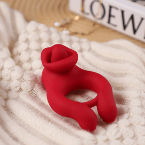 Penis Ring with Clitoris Testicle Stimulator for Couples 