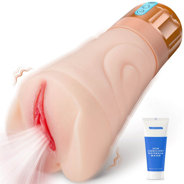 BEYATE| Unique Innovative Vibrating and Suction Pocket Pussy Male Masturbator - Sohimi