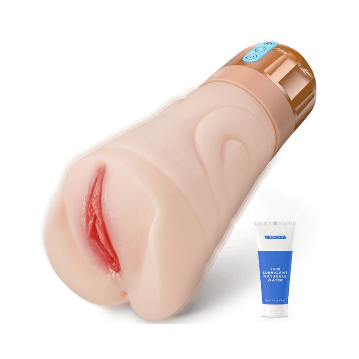 BEYATE| Unique Innovative Vibrating and Suction Pocket Pussy Male Masturbator - Sohimi