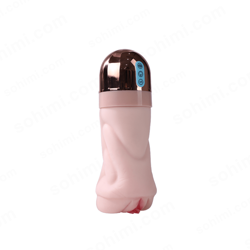 Pink and rose gold male masturbator