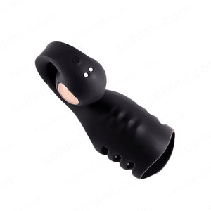 Black silicone penis ring