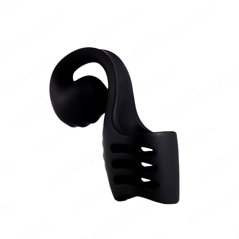 Black silicone penis ring