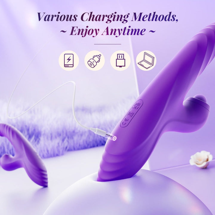 CHERLY|4 in 1 G Spot thrusting & sucking vibrator Clitoral Stimulator - Sohimi