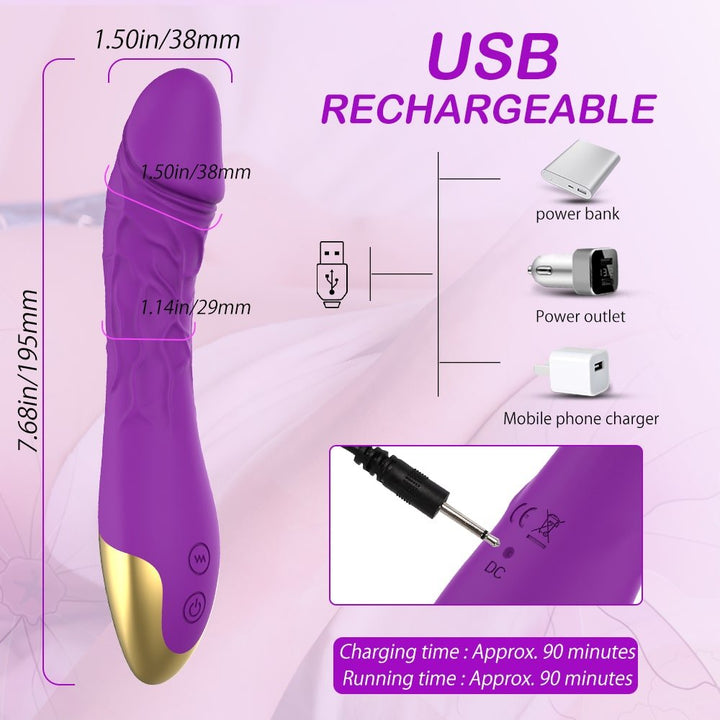 Classic Clitoris Vibrator Dildos with 10 Vibration Modes - Sohimi