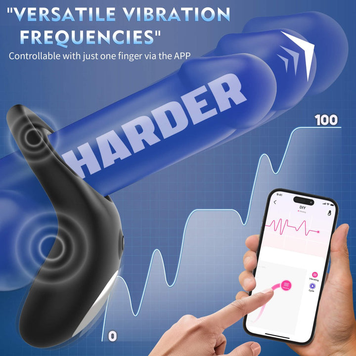 COWONE App Control Vibrating Penis Ring Male Sex Toy - Sohimi