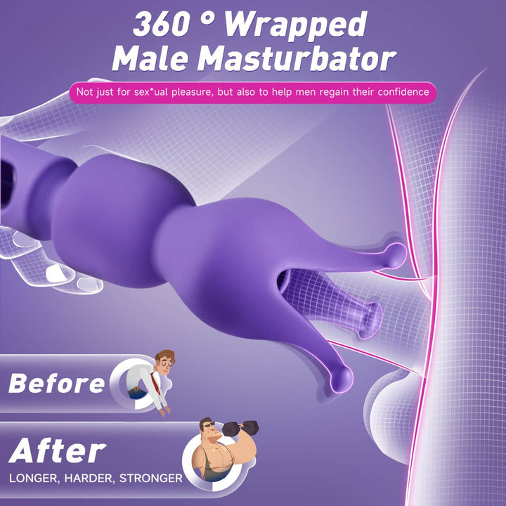 DADUN| 4 in1 Multifunctional Powerful Wand Vibrator Sex Toy Kit - Sohimi