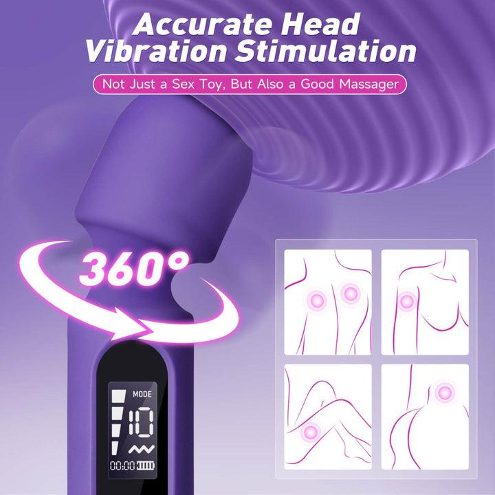 DADUN| 4 in1 Multifunctional Powerful Wand Vibrator Sex Toy Kit - Sohimi