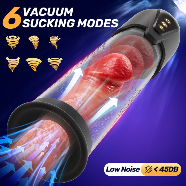 DEMON| Automastic Penis Extender Male Masturbator Mouth Sex Toy - Sohimi