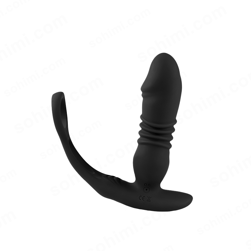 Dual Cock Ring Powerful Thrusting & Vibration Butt Plug - Sohimi