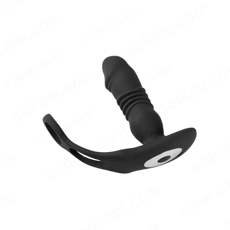 Dual Cock Ring Powerful Thrusting & Vibration Butt Plug - Sohimi