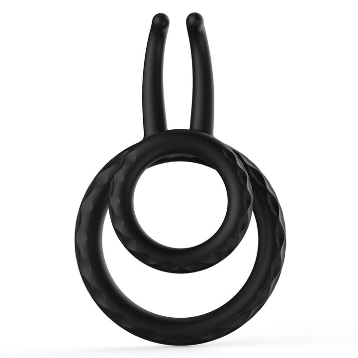 Dual Penis Silicone Multiple Combinations Testicle Ring - Sohimi