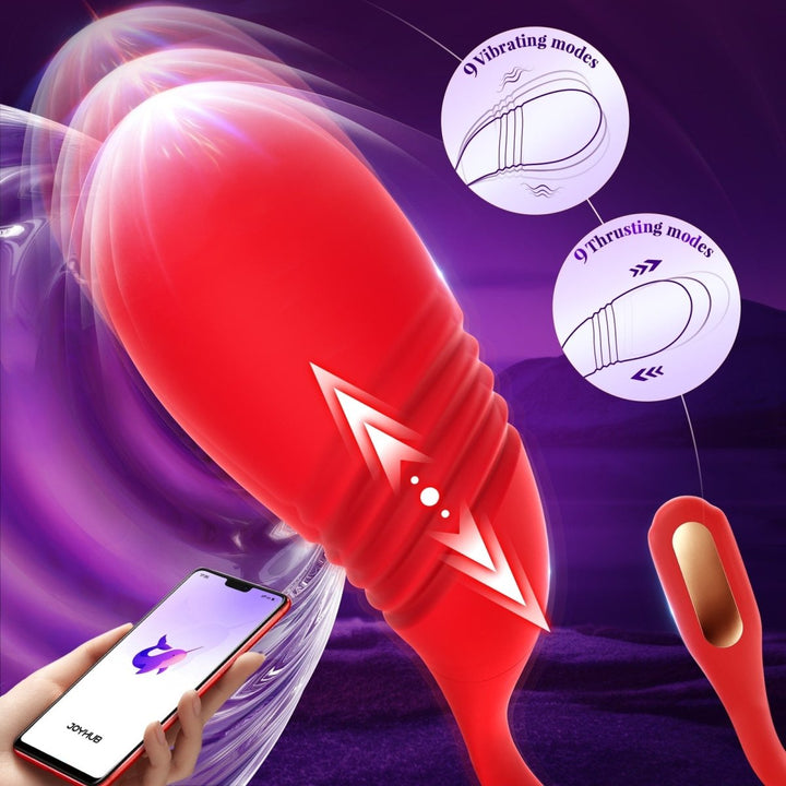 Euphoric 2| 2 in 1 Thrusting and Vibrating App Control G - Spot Vibrator - Sohimi