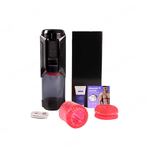 Porduct and some accessores and a box and lube and charging cable and the red sleeve and a user manual