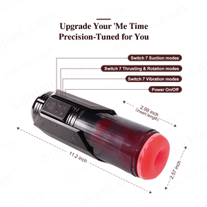 Product with features highlighted on a green background with 'sohimi.com' branding.