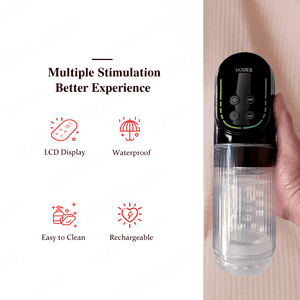 Handheld electronic device with features listed on a white background