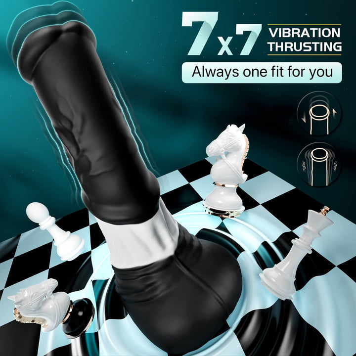 HORSE 4 in 1 Lifelike App Control Thrusting and Vibrating Huge Dildo - Sohimi