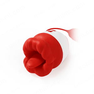 Red rose tongue sex toy