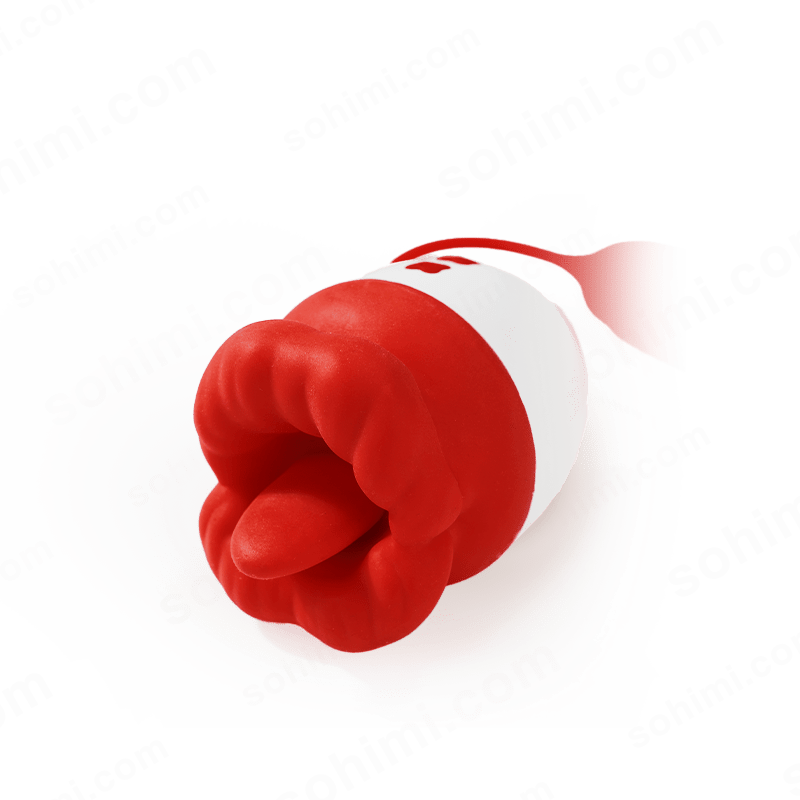 Red rose tongue sex toy