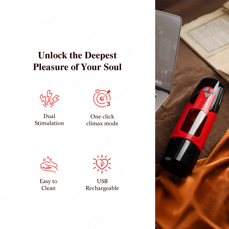 Sohimi 360°Rotation Thrusting Male Masturbator