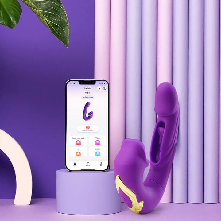 KOXTEN| App Control Flapping and Licking Suction Sex Toy Vibrator - Sohimi