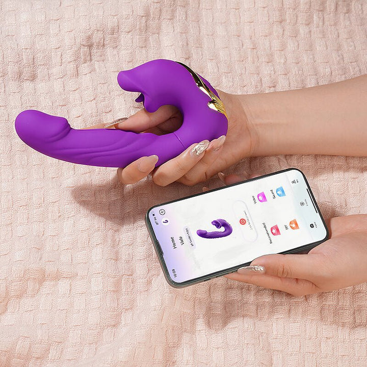 KOXTEN| App Control Flapping and Licking Suction Sex Toy Vibrator - Sohimi