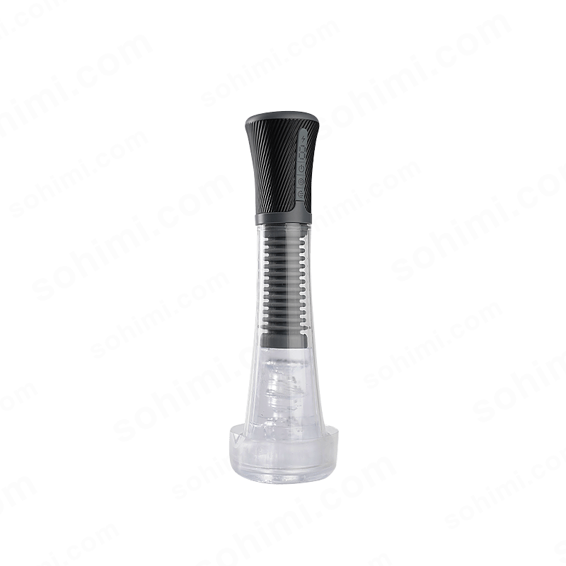 Transparent Penis Pump on a green background with 'sohimi.com' repeated.
