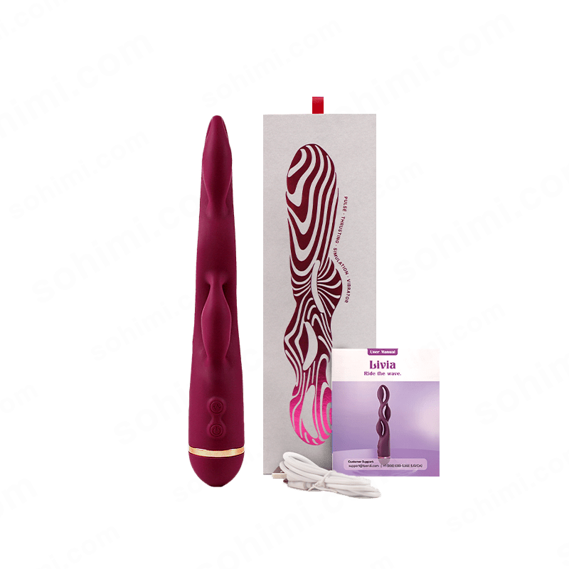 LIVIA| Innovative hollow three - vibration motor female vibe wand - Sohimi