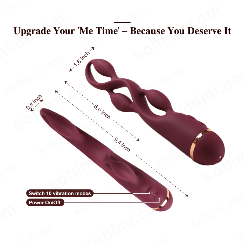 LIVIA| Innovative hollow three - vibration motor female vibe wand - Sohimi